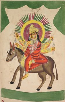 Sheetaladevi: The Smallpox Goddess, 1800s. Creator: Unknown
