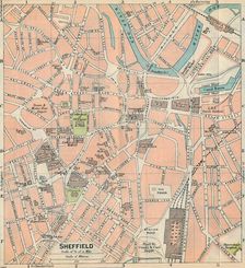 Sheffield c20th Century. Artist: John Bartholomew