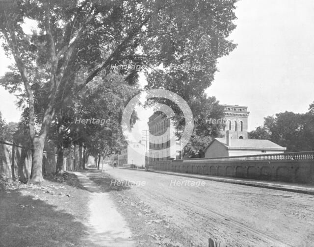 Sheffield Hall, Yale College, New Haven, Connecticut, USA, c1900.  Creator: Unknown.