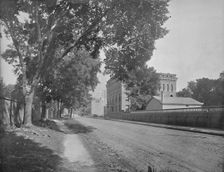 Sheffield Hall, Yale College, New Haven, Connecticut c1897. Creator: Unknown