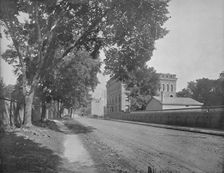 Sheffield Hall, Yale College, New Haven, Connecticut c1897. Creator: Unknown