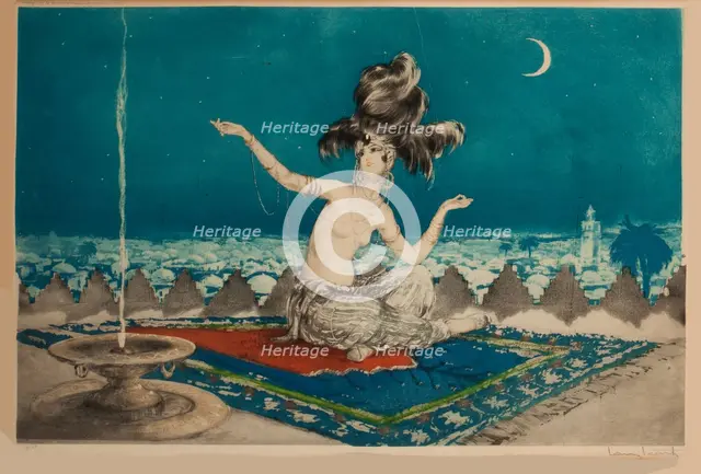 Sheherazade, ca 1927. Creator: Icart, Louis Justin Laurent (1888-1950).