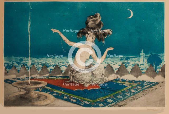 Sheherazade, ca 1927. Creator: Icart, Louis Justin Laurent (1888-1950).
