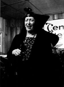 Sheila Jordan, Tenor Clef, Hoxton Square, London, May 1992. Artist: Brian O'Connor