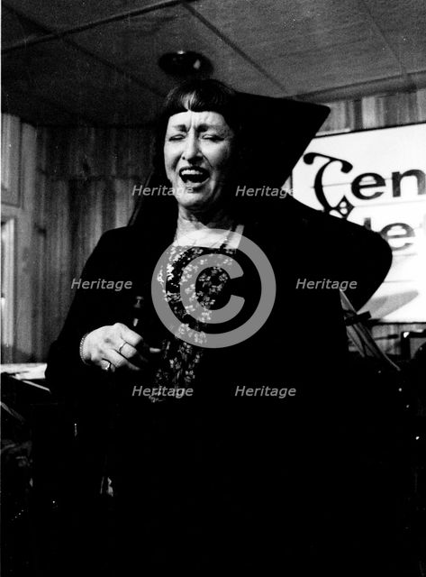 Sheila Jordan, Tenor Clef, Hoxton Square, London, May 1992. Artist: Brian O'Connor.