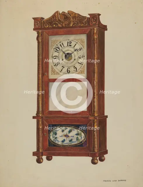 Shelf Clock, 1935/1942. Creator: Francis Law Durand.