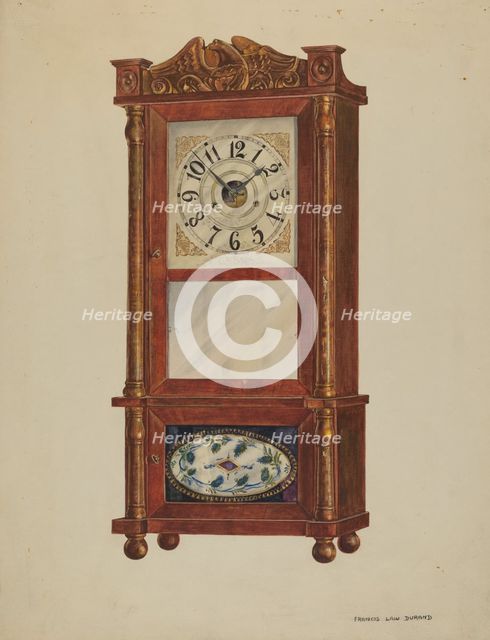 Shelf Clock, 1935/1942. Creator: Francis Law Durand.