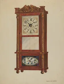 Shelf Clock, 1935/1942. Creator: Francis Law Durand