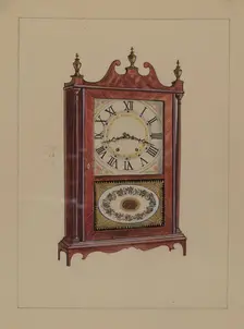 Shelf Clock, 1935/1942. Creator: Unknown