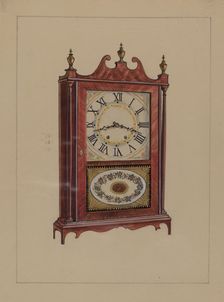Shelf Clock, 1935/1942. Creator: Unknown