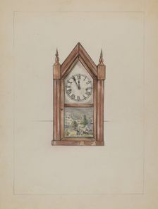 Shelf Clock, 1935/1942. Creator: Unknown