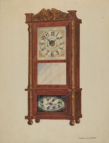 Shelf Clock, 1935/1942. Creator: Francis Law Durand
