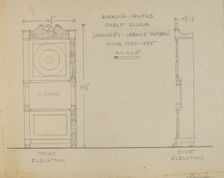 Shelf Clock, c. 1936. Creator: Lawrence Phillips