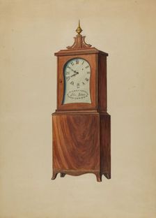 Shelf Clock, c. 1938. Creator: Bernard Gussow