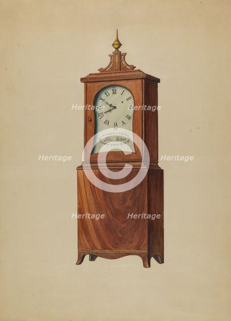 Shelf Clock, c. 1938. Creator: Bernard Gussow.
