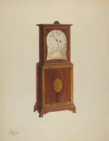 Shelf Clock, c. 1938. Creator: Ferdinand Cartier