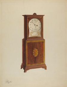 Shelf Clock, c. 1938. Creator: Ferdinand Cartier