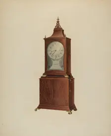 Shelf Clock, c. 1938. Creator: James Fisher