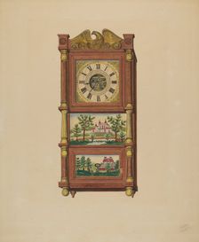 Shelf Clock, c. 1938. Creator: Therkel Anderson