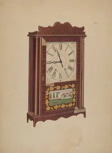 Shelf Clock, c. 1939. Creator: Edward Bashaw