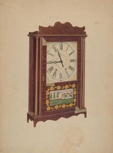 Shelf Clock, c. 1939. Creator: Edward Bashaw