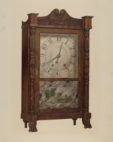 Shelf Clock, c. 1939. Creator: Frank Wenger