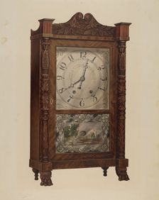Shelf Clock, c. 1939. Creator: Frank Wenger