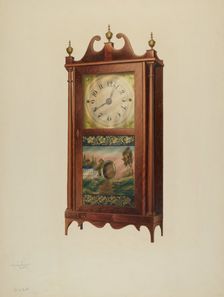 Shelf Clock, c. 1939. Creator: Frank Wenger