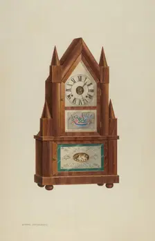 Shelf Clock, c. 1939. Creator: Lorenz Rothkrantz