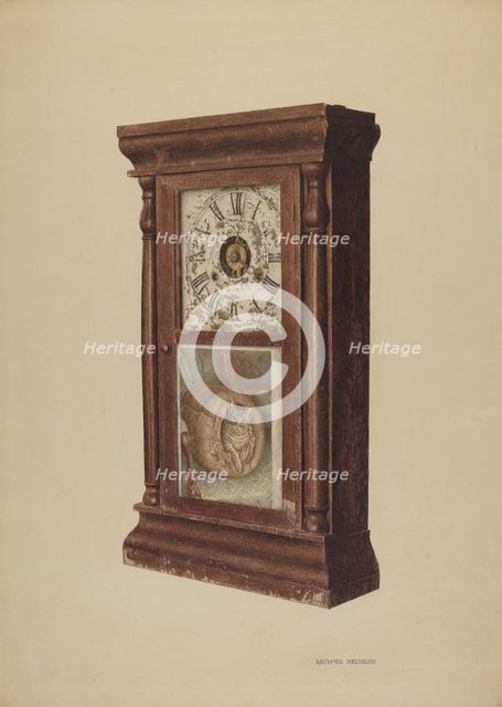 Shelf Clock, c. 1940. Creator: Raymond Neumann.
