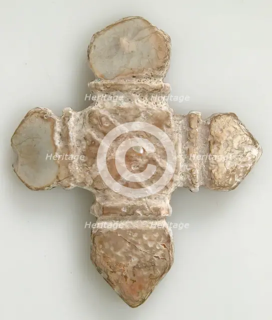 Shell Cross, Byzantine, 300-700. Creator: Unknown.