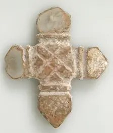 Shell Cross, Byzantine, 300-700. Creator: Unknown