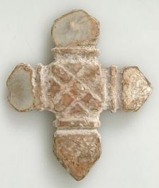 Shell Cross, Byzantine, 300-700. Creator: Unknown