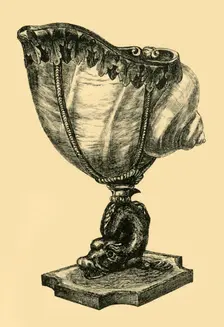 Shell cup, late 17th century?, (1881). Creator: T Charbonnier
