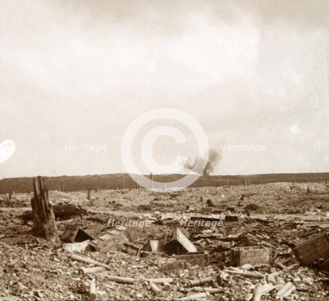 Shell, Douaumont, northern France, 1917. Artist: Unknown.