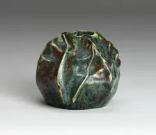 Shell-Form Vase, France, c. 1900. Creator: Pierre-Adrien Dalpayrat