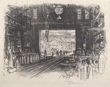 Shell Factory, No.II, 1917. Creator: Joseph Pennell