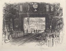 Shell Factory, No.II, 1917. Creator: Joseph Pennell