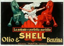 Shell Olio & Benzina, 1927. Creator: D'Ylen, Jean (1886-1938)
