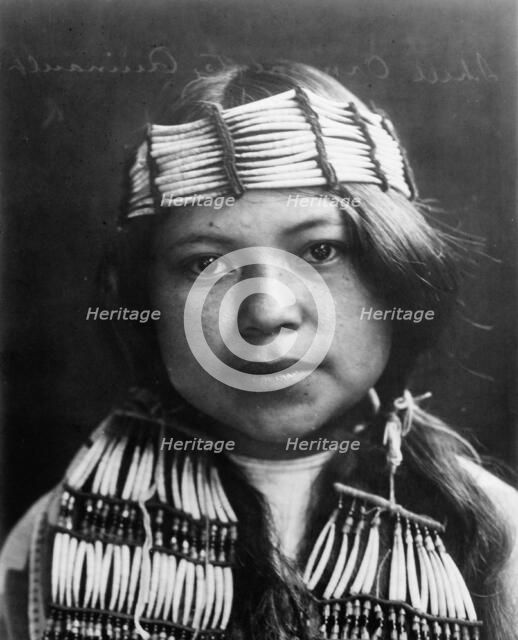 Shell ornaments-Quinault, c1913. Creator: Edward Sheriff Curtis.