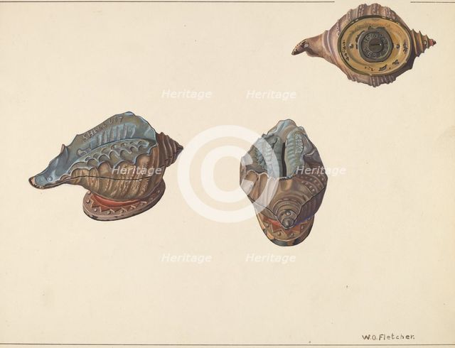 Shell Out Bank, c. 1938. Creator: William O. Fletcher.