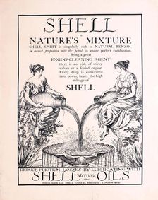 Shell Motor Oils, 1923. Creator: Sullivan, Edmund Joseph (1869-1933)