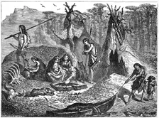 Shell Mound People, 4000-2000 BC (c1880)