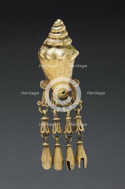 Shell Pendant, c. 1200-1519. Creator: Unknown.