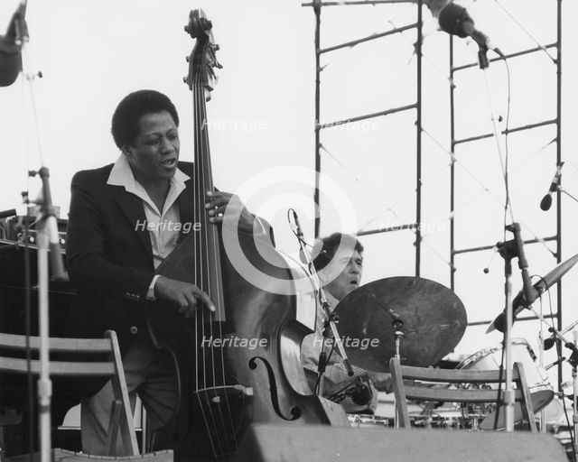 Shelly Manne and Major Holley, Capital Radio Jazz Festival, 1979. Creator: Brian Foskett.