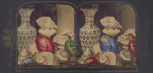 Shells and vases, about 1865. Creator: Unknown