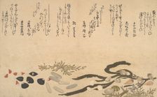 Shells under Water, 1790. Creator: Kitagawa Utamaro