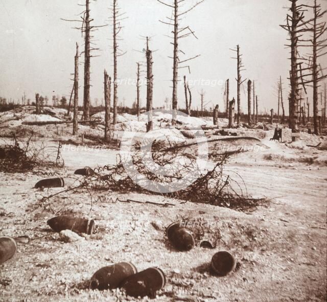 Shells, Verdun, northern France, c1914-c1918. Artist: Unknown.