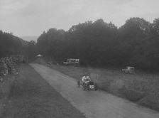 Shelsley Special competing in the Shelsley Walsh Hillclimb, Worcestershire, 1935. Artist: Bill Brunell