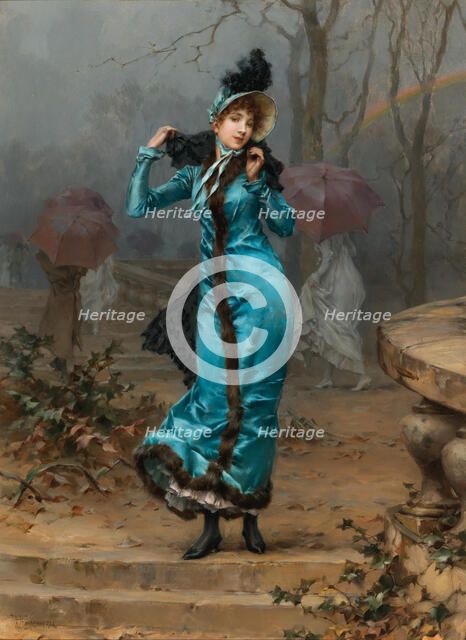 Shelter from the Storm. Creator: Kaemmerer, Frederik Hendrik (1839-1902).